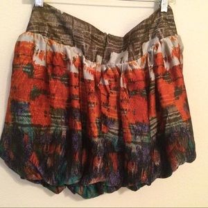 Sharon couture boutique skirt poly colorful M